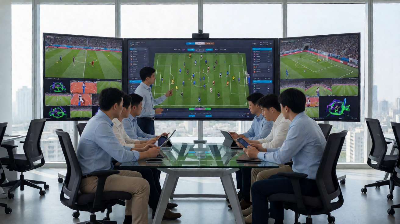 米兰体育赛事数据分析Dashboard，展示战术板与比赛数据统计可视化界面