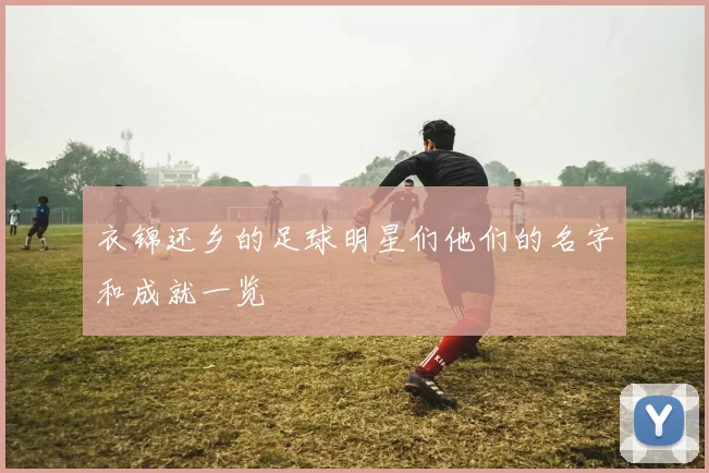 衣锦还乡的足球明星们他们的名字和成就一览