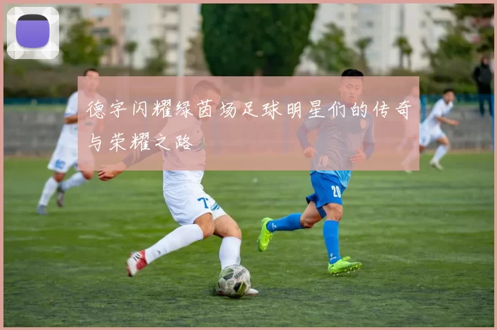 德字闪耀绿茵场足球明星们的传奇与荣耀之路